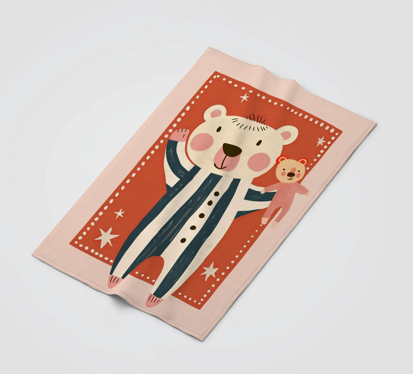 Bedtime Bear fleecedeken van Lilo