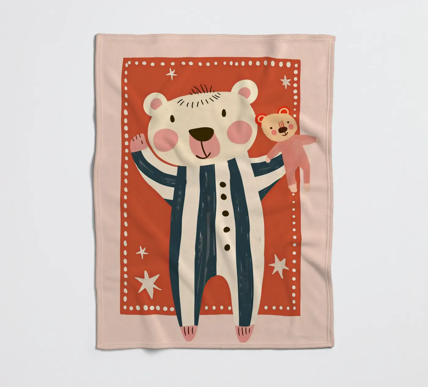 Bedtime Bear fleecedeken van Lilo