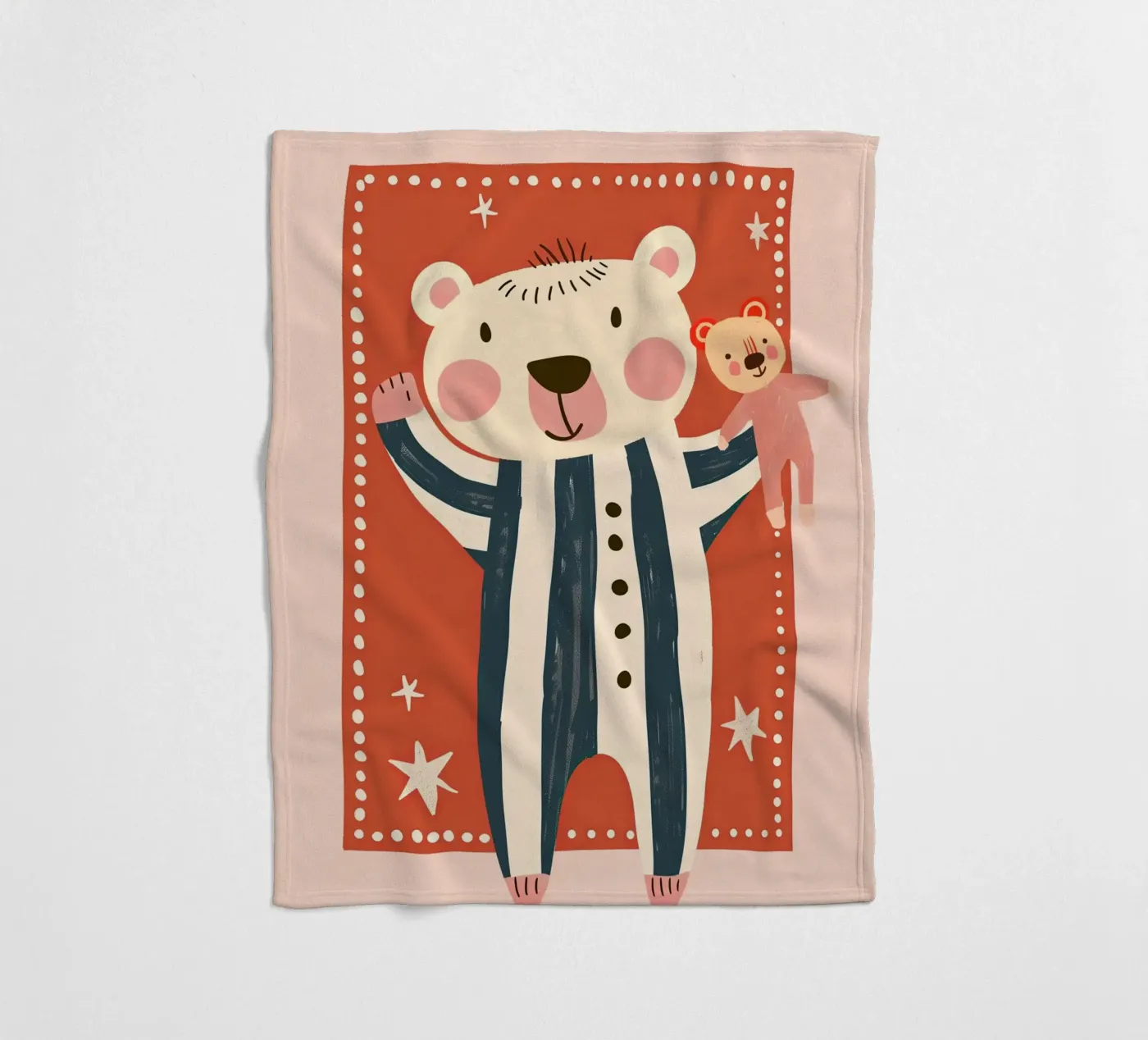 Bedtime Bear fleecedeken van Lilo