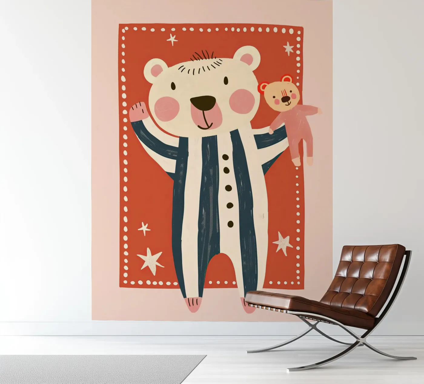Bedtime Bear fotobehang van Lilo