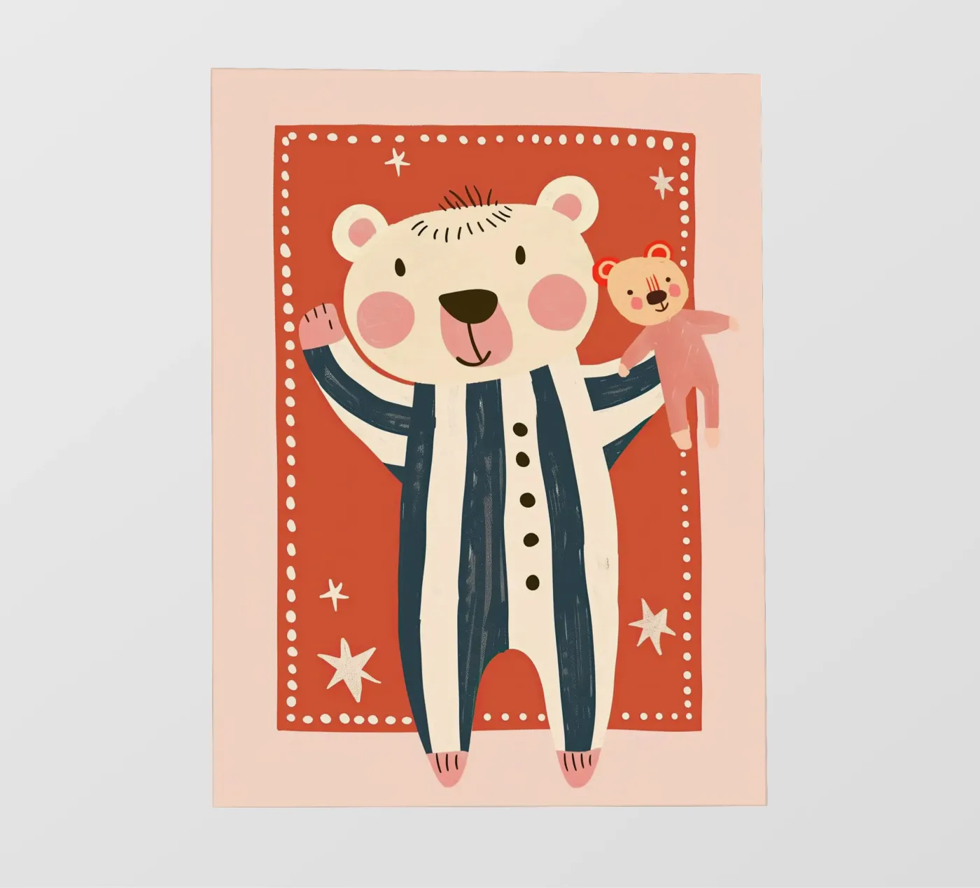 Bedtime Bear fotobehang van Lilo