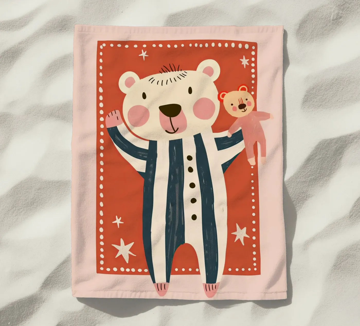 Bedtime Bear beach towel by Lilo