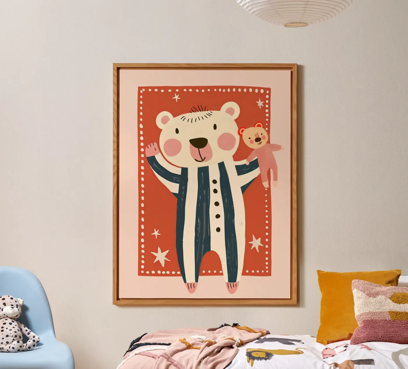 Bedtime Bear forex plate by Lilo