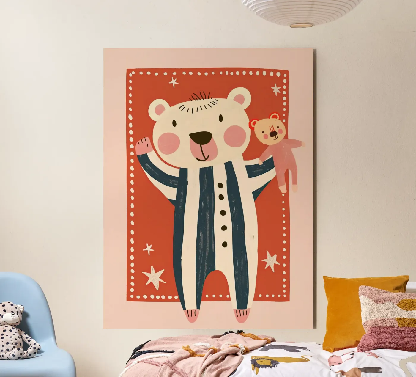 Bedtime Bear forex plate by Lilo
