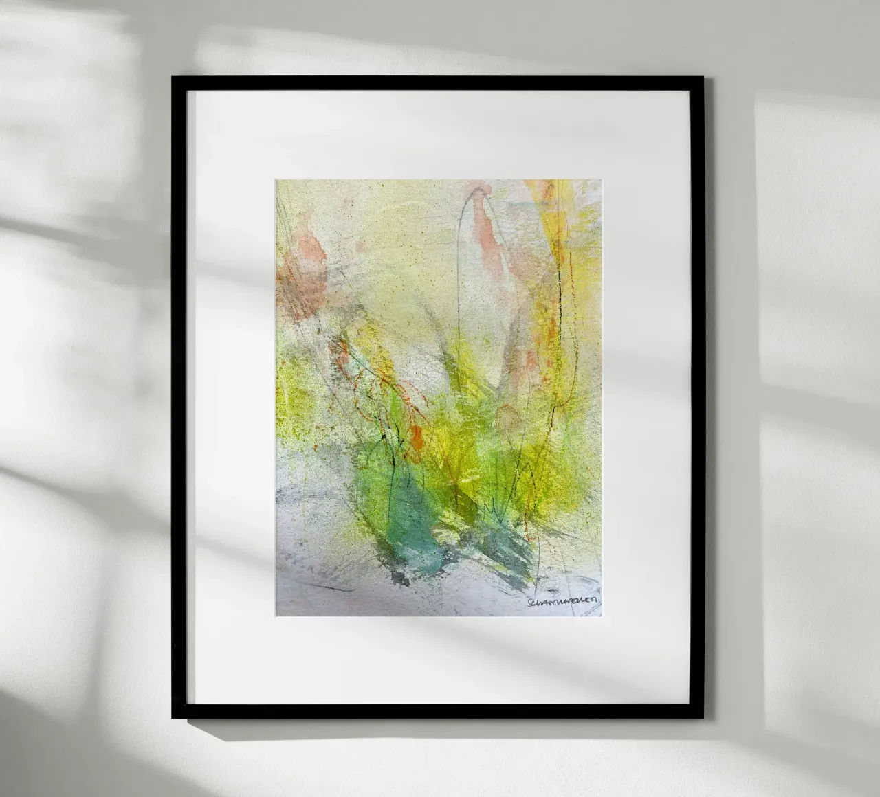 Profumo di primavera II poster con telaio in plastica da kirstenschankweiler