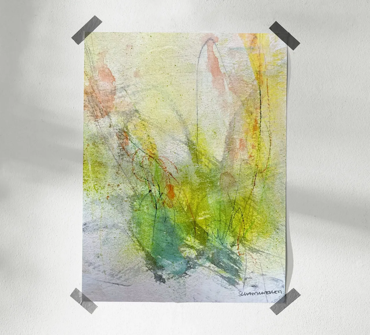 Profumo di primavera II poster con telaio in plastica da kirstenschankweiler