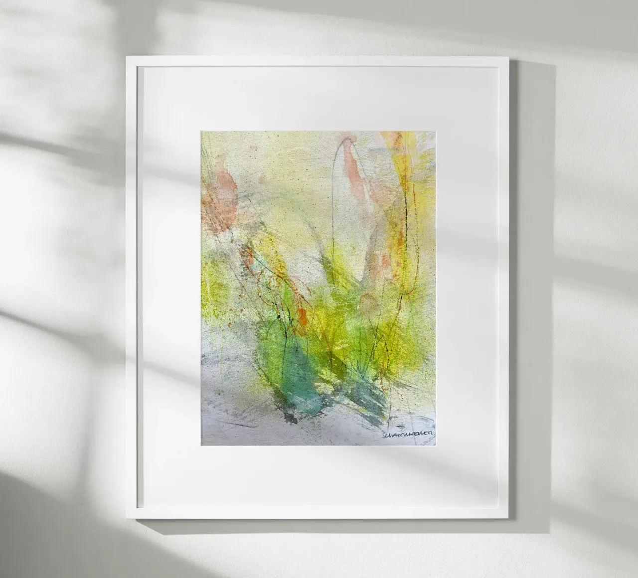 Profumo di primavera II poster con telaio in plastica da kirstenschankweiler