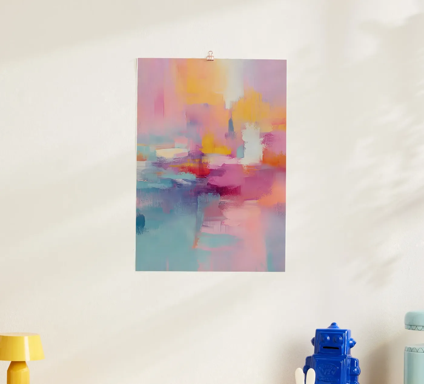 De Indigo-kust poster van HUE FLOW