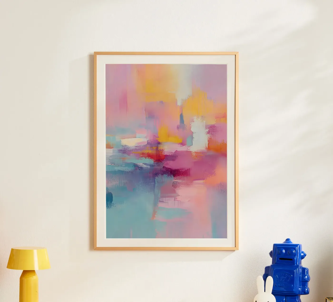 De Indigo-kust poster van HUE FLOW