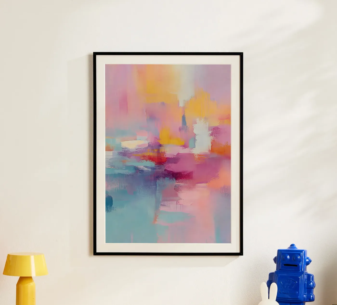 De Indigo-kust poster van HUE FLOW