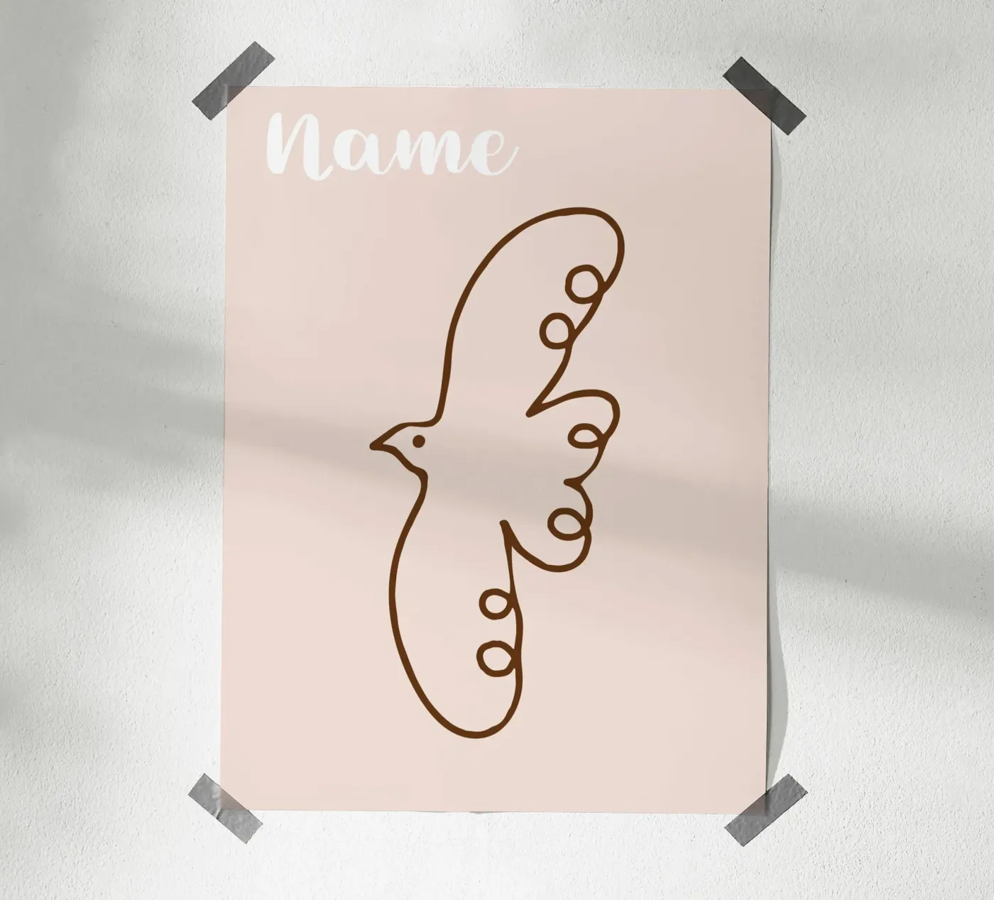 Uccello marrone poster da Lief Store