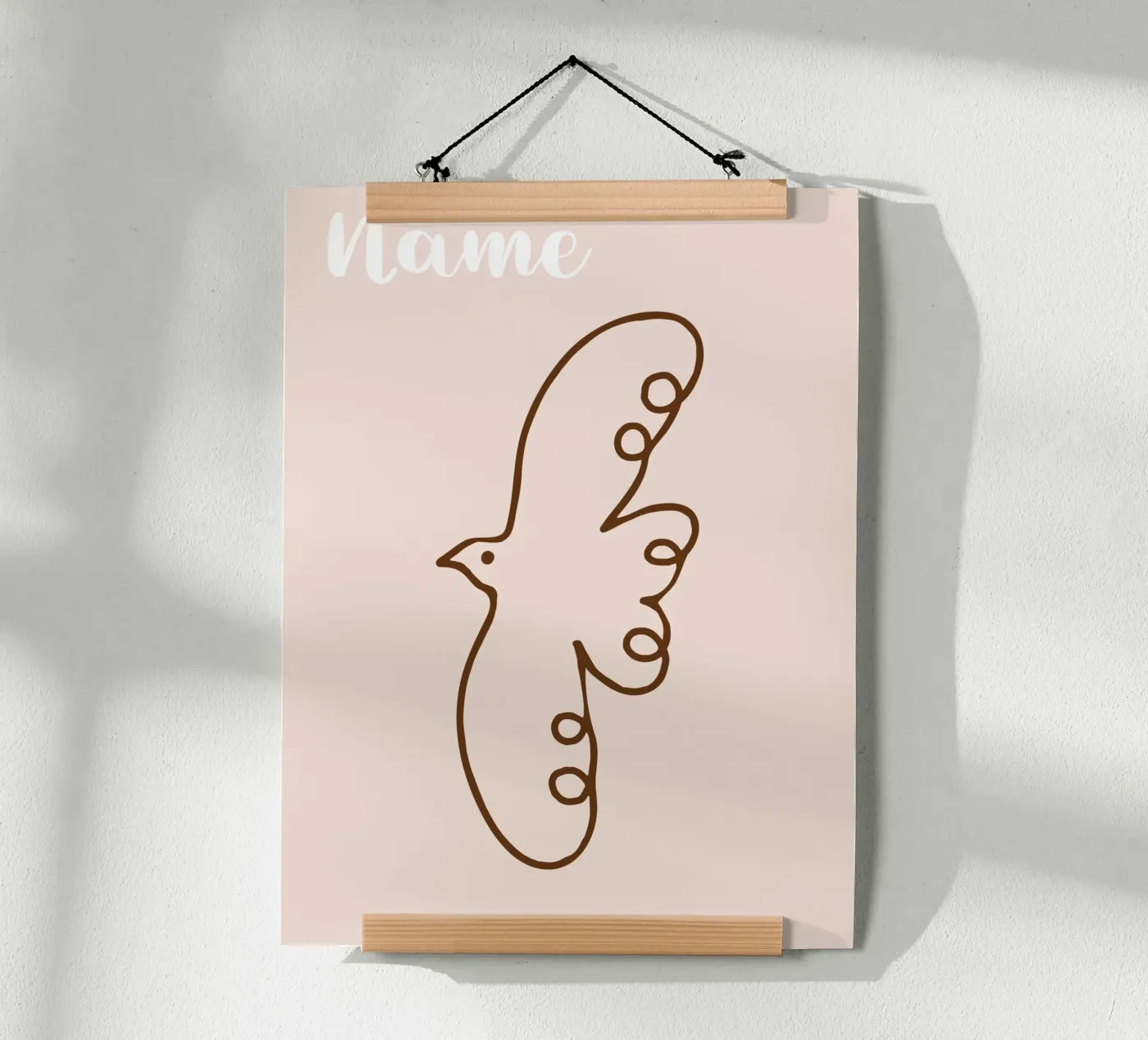 Uccello marrone poster da Lief Store