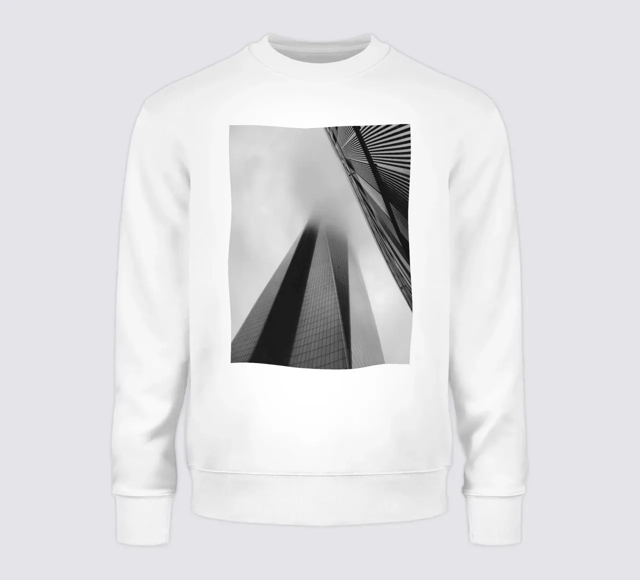 Freedom Tower Emerging from the Fog in New York sweatshirt by Ben & Clo creations