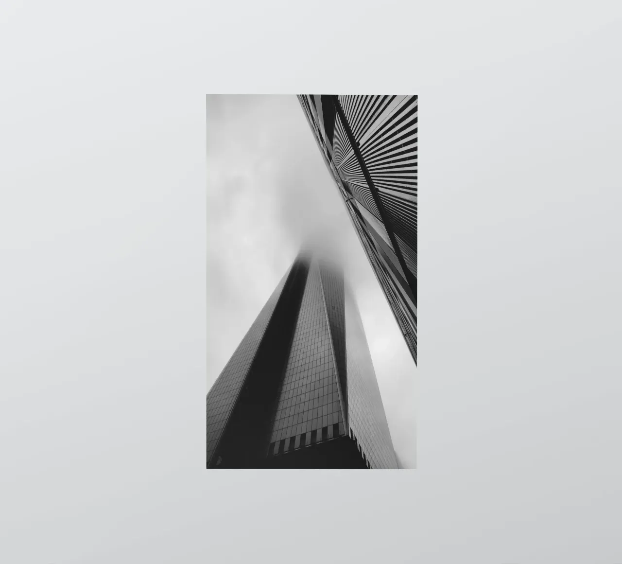 Freedom Tower Emerging from the Fog in New York sticker by Ben & Clo creations