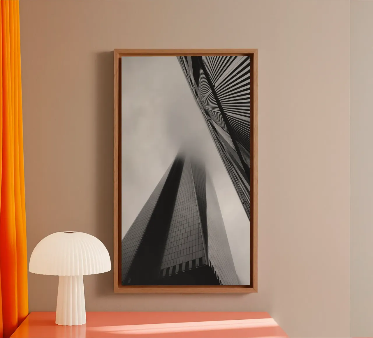 Freedom Tower Emerging from the Fog in New York canvas by Ben & Clo creations