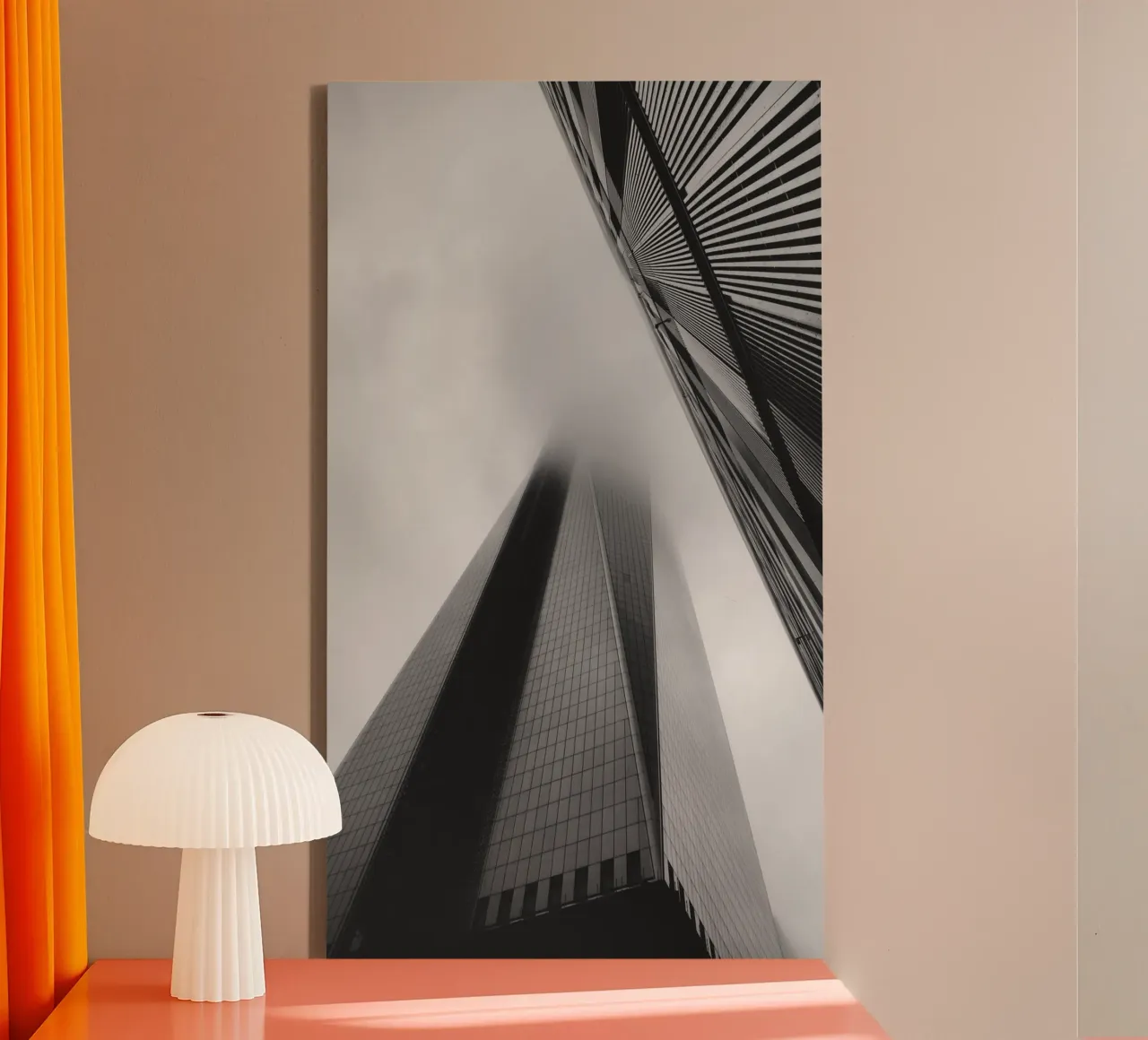 Freedom Tower Emerging from the Fog in New York canvas by Ben & Clo creations
