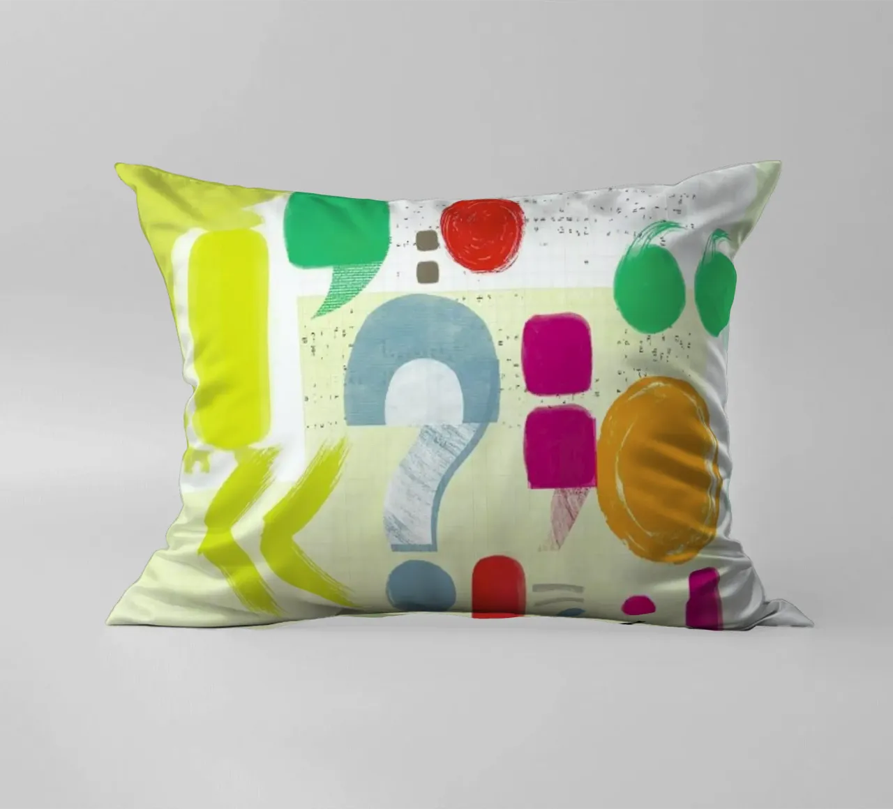 Punctuation cuscino da Catherine Aguilar
