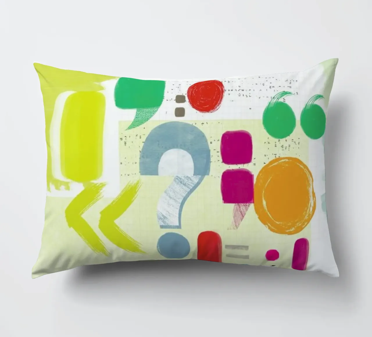Punctuation cuscino da Catherine Aguilar