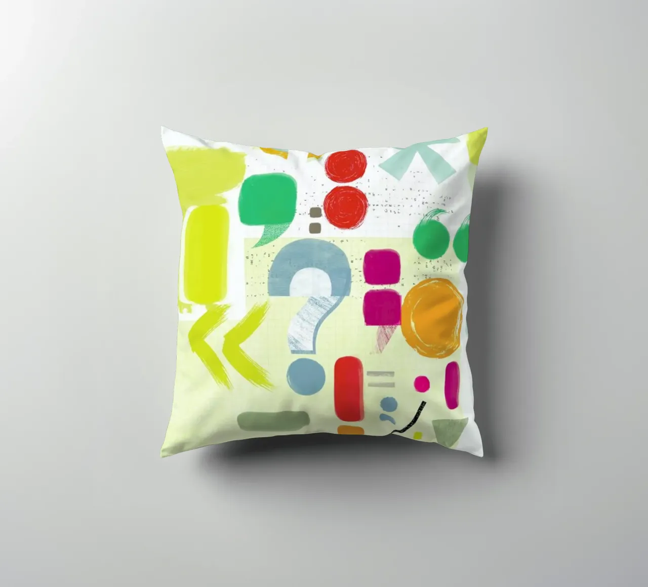 Punctuation cuscino da Catherine Aguilar
