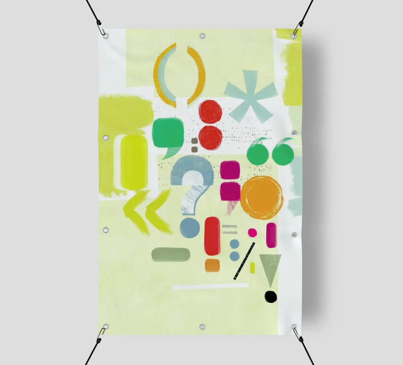 Punctuation pvc cover by Catherine Aguilar