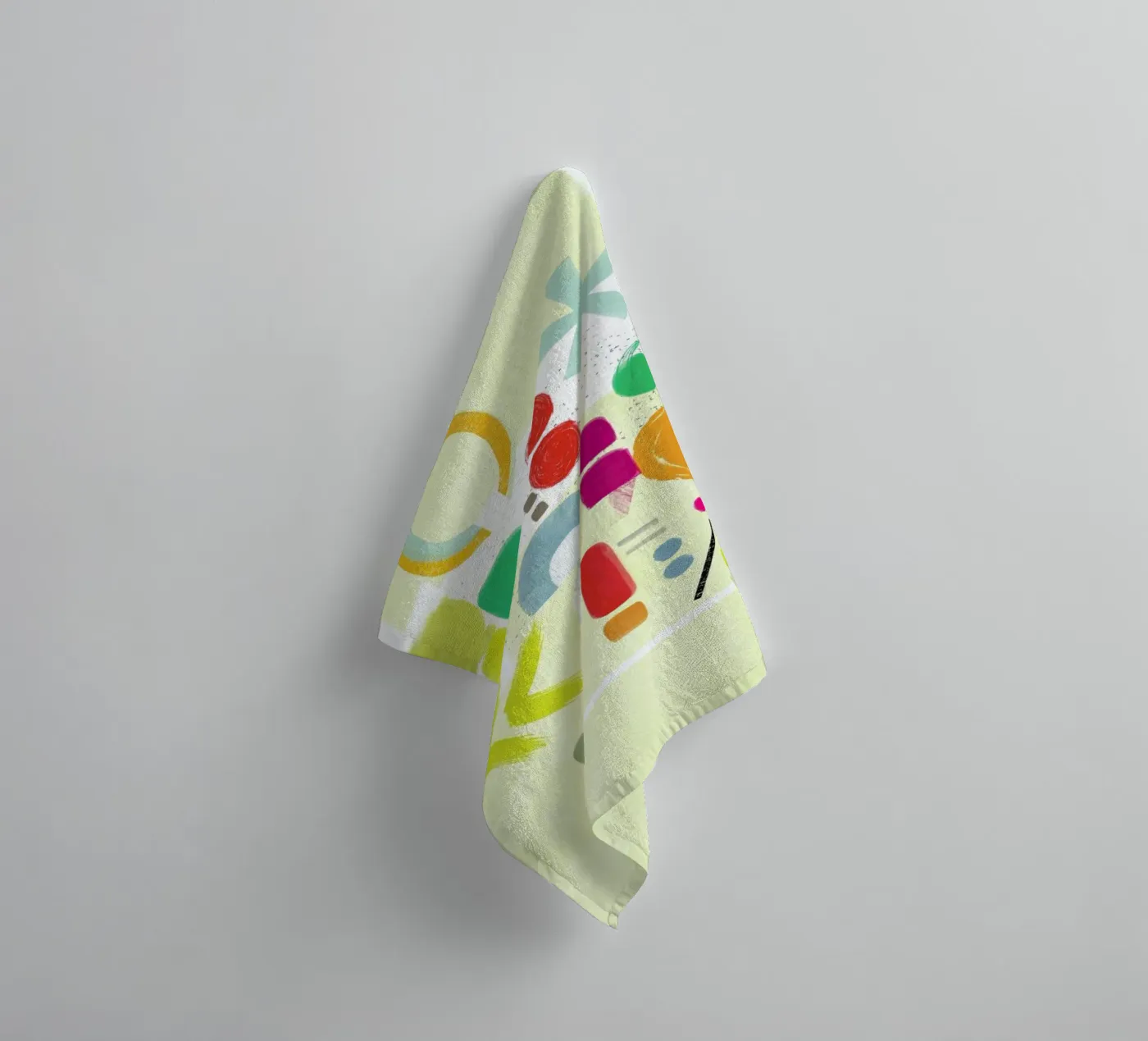 Punctuation badhanddoek van Catherine Aguilar