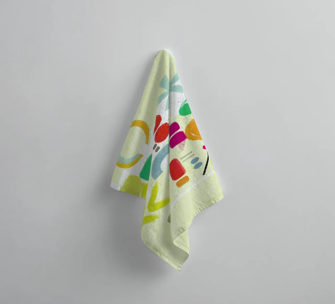 Punctuation towel by Catherine Aguilar