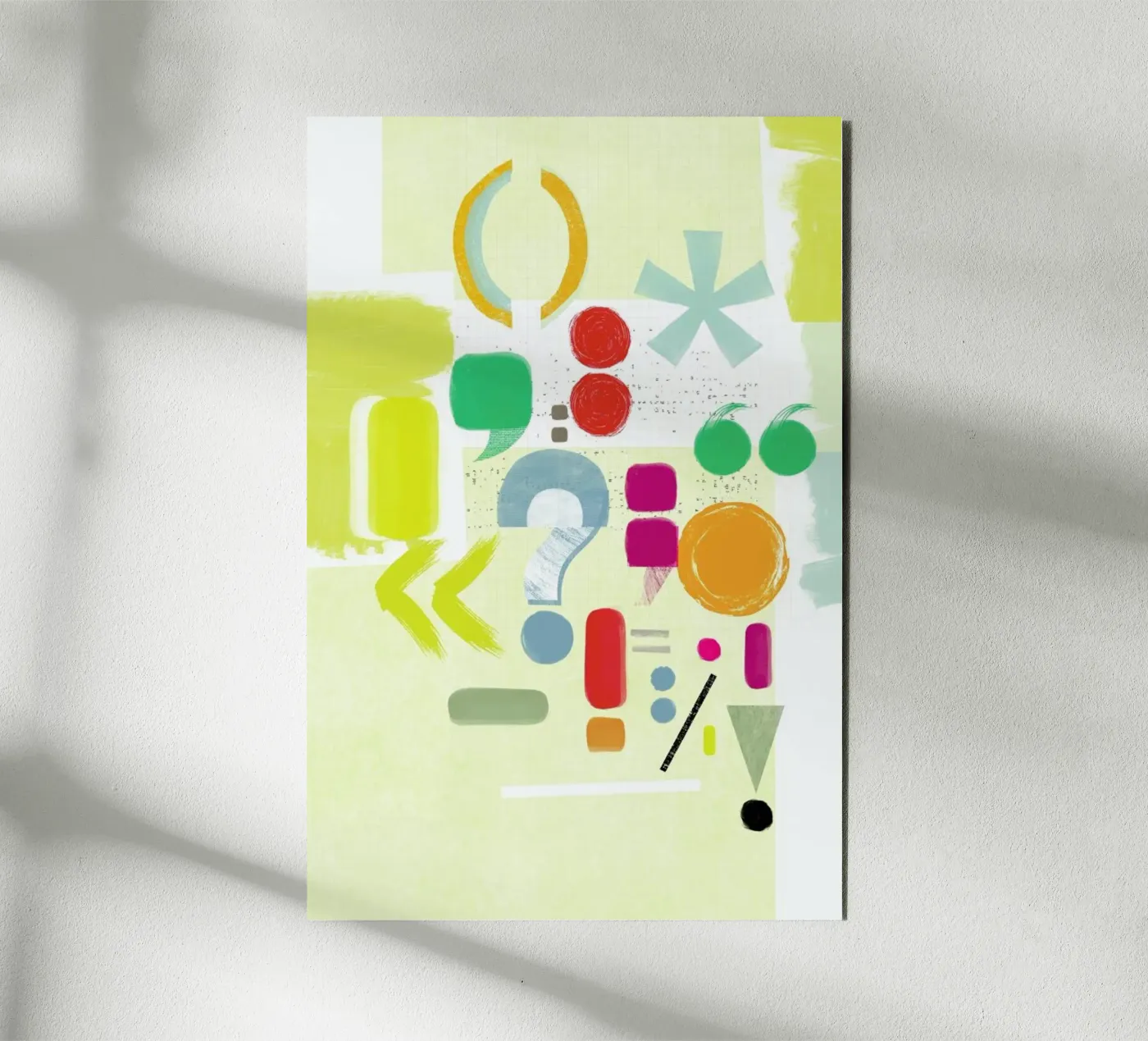 Punctuation Forex-Platte von Catherine Aguilar
