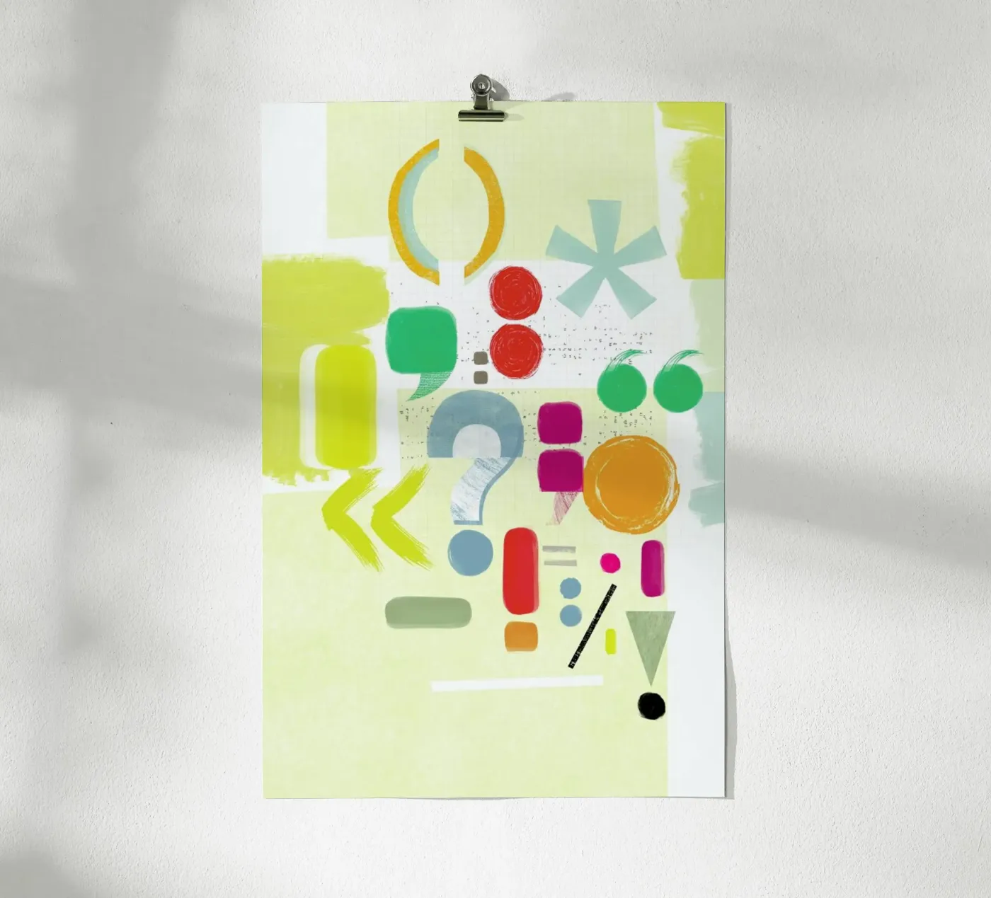 Punctuation poster de Catherine Aguilar