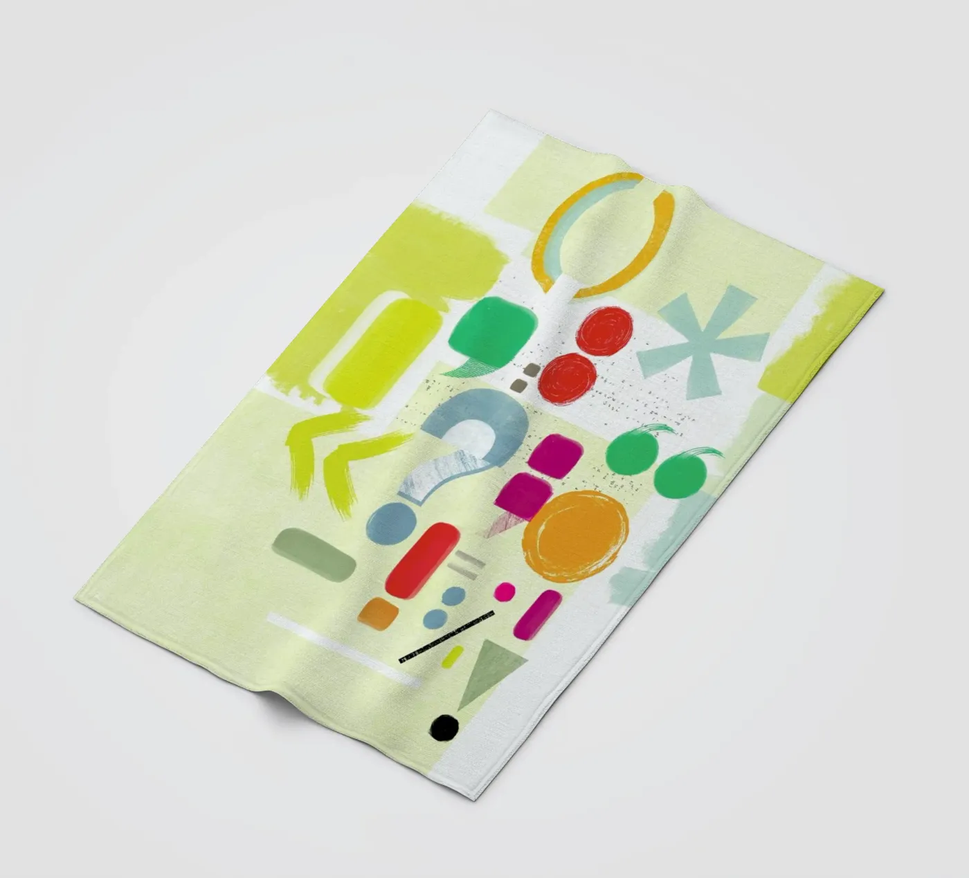 Punctuation Fleecedecke von Catherine Aguilar