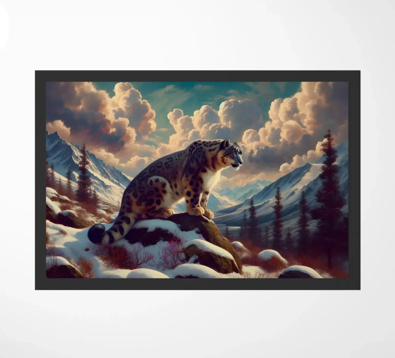 PANTHERE DES NEIGES zerbino da RUBIANT ART