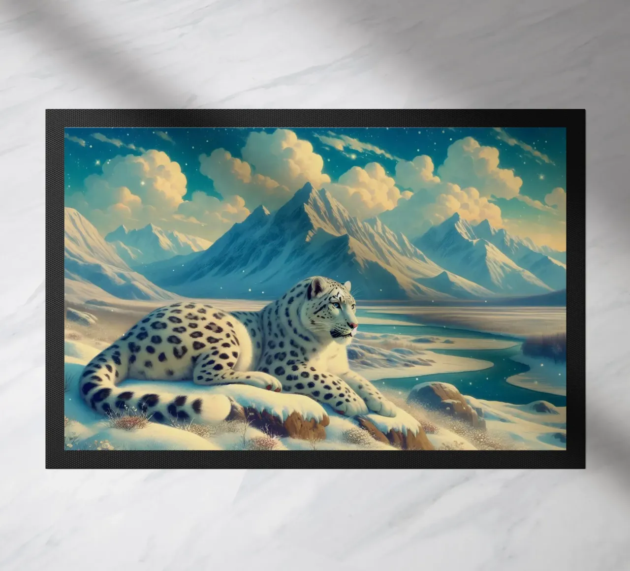 PANTHERE DES NEIGES zerbino da RUBIANT ART