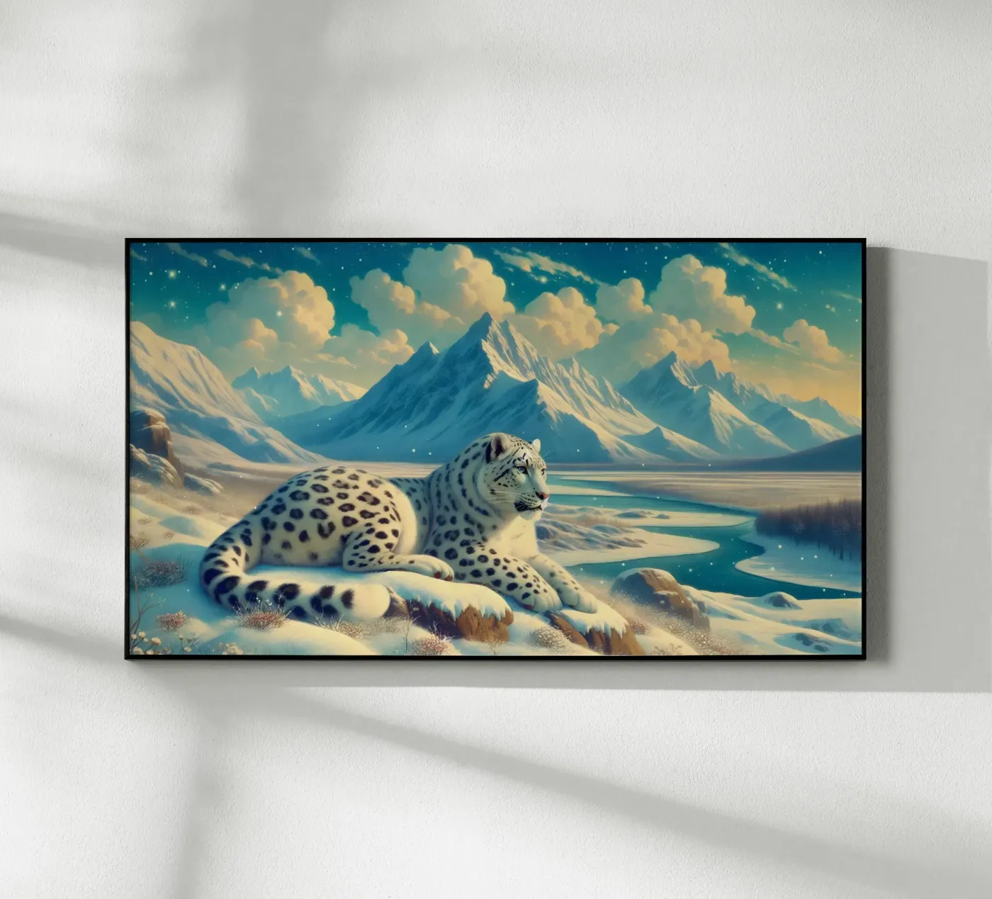 PANTHERE DES NEIGES plexiglass da RUBIANT ART