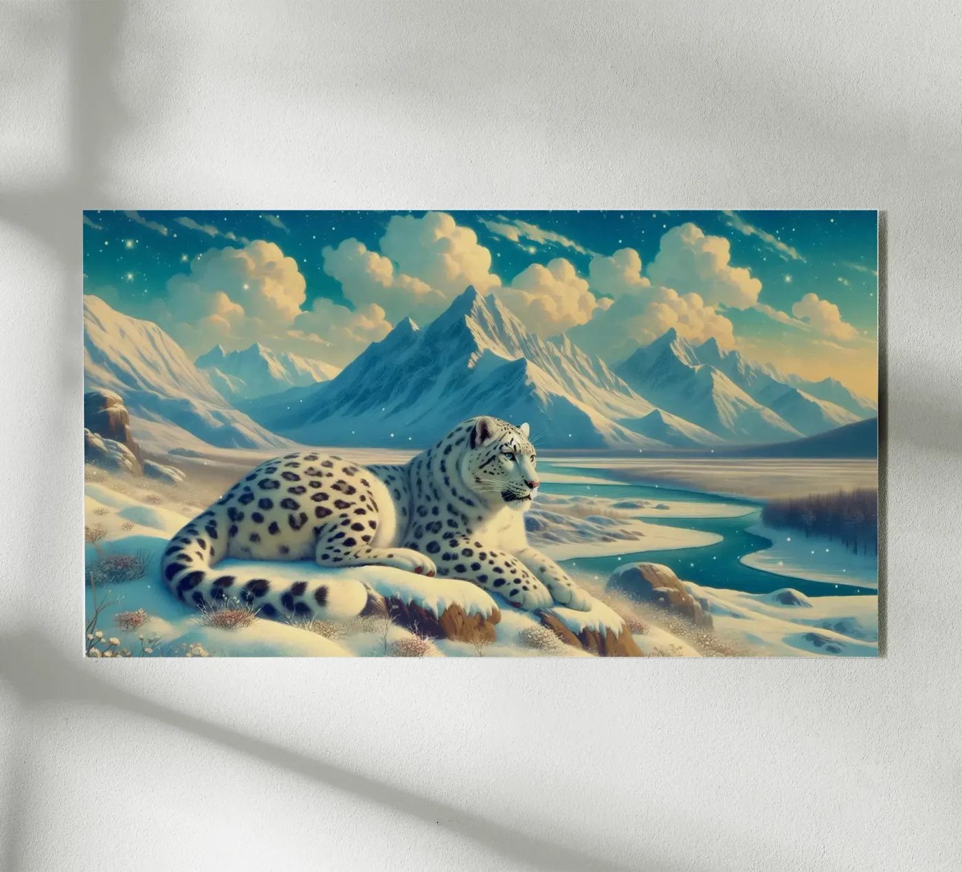 PANTHERE DES NEIGES plexiglass da RUBIANT ART