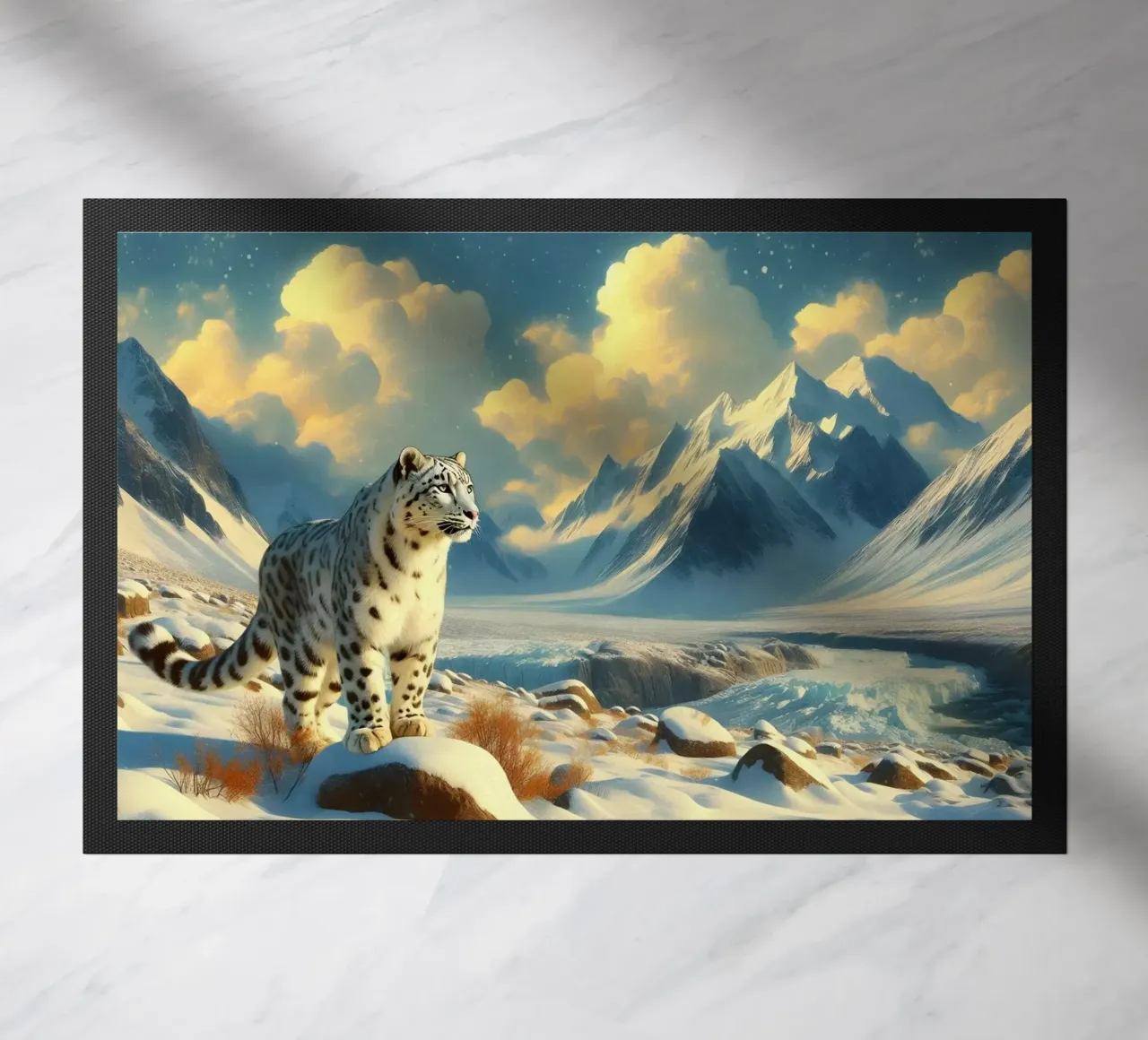 PANTHERE DES NEIGES zerbino da RUBIANT ART