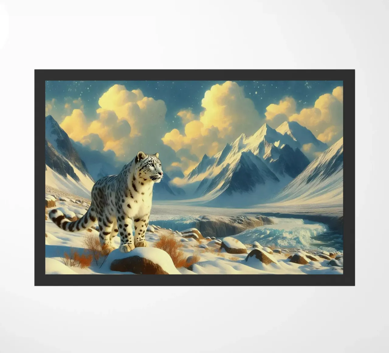 PANTHERE DES NEIGES zerbino da RUBIANT ART
