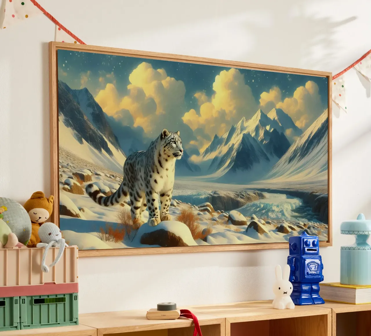 PANTHERE DES NEIGES plexiglass da RUBIANT ART