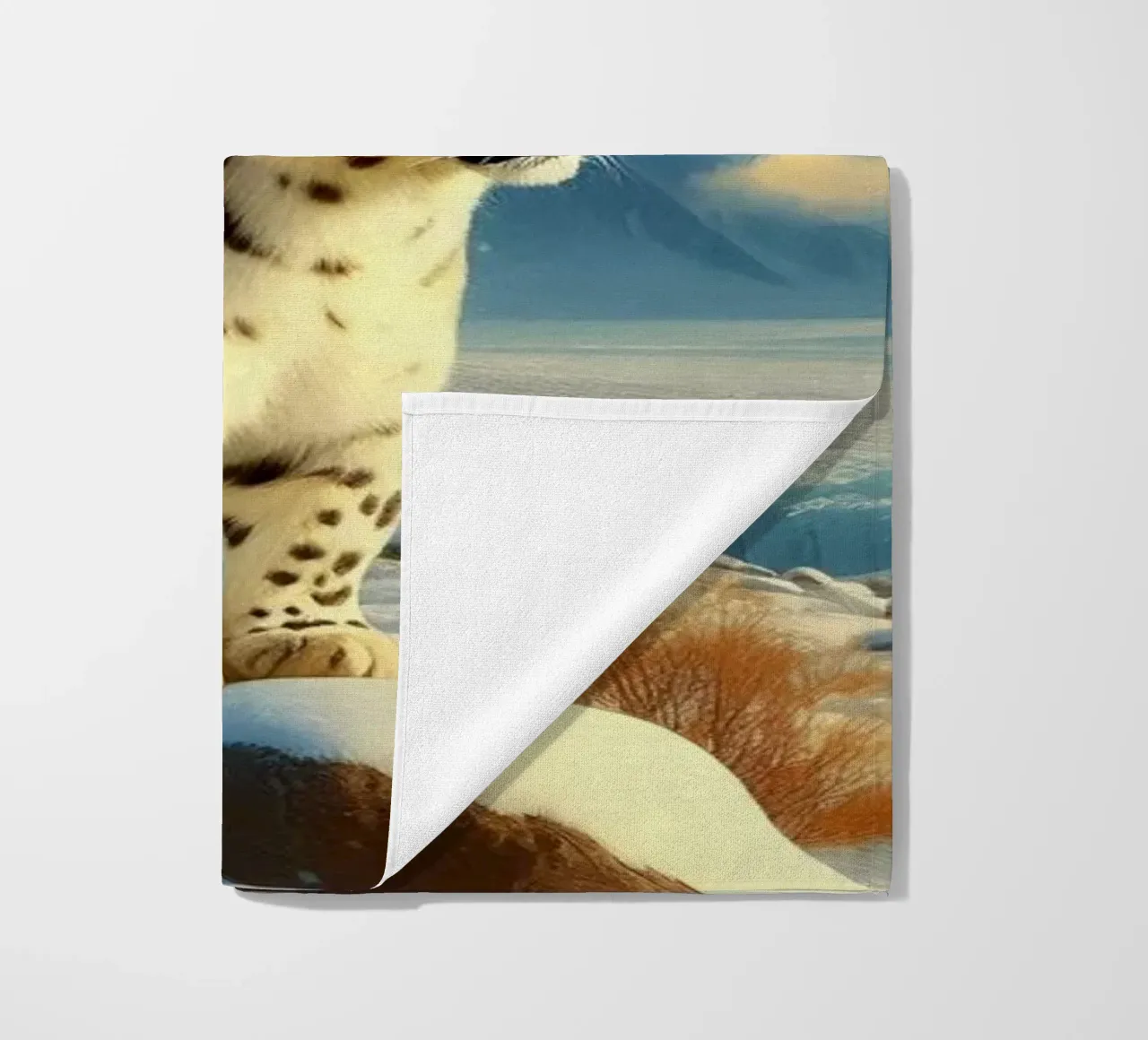 PANTHERE DES NEIGES telo mare da RUBIANT ART