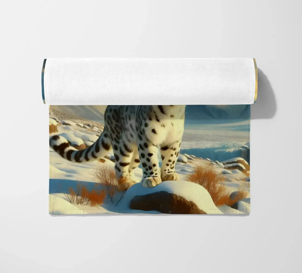 PANTHERE DES NEIGES telo mare da RUBIANT ART