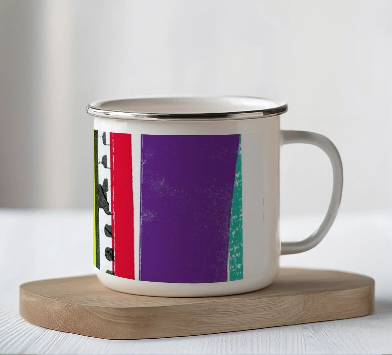 Twigs tazza in smalto da Catherine Aguilar
