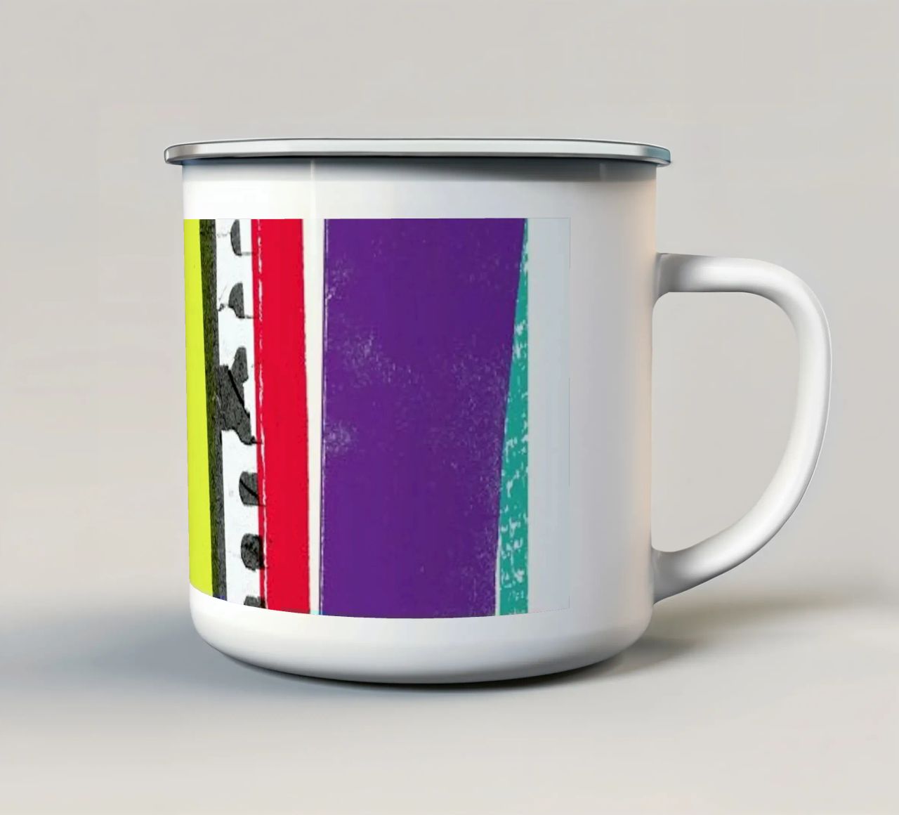 Twigs tazza in smalto da Catherine Aguilar