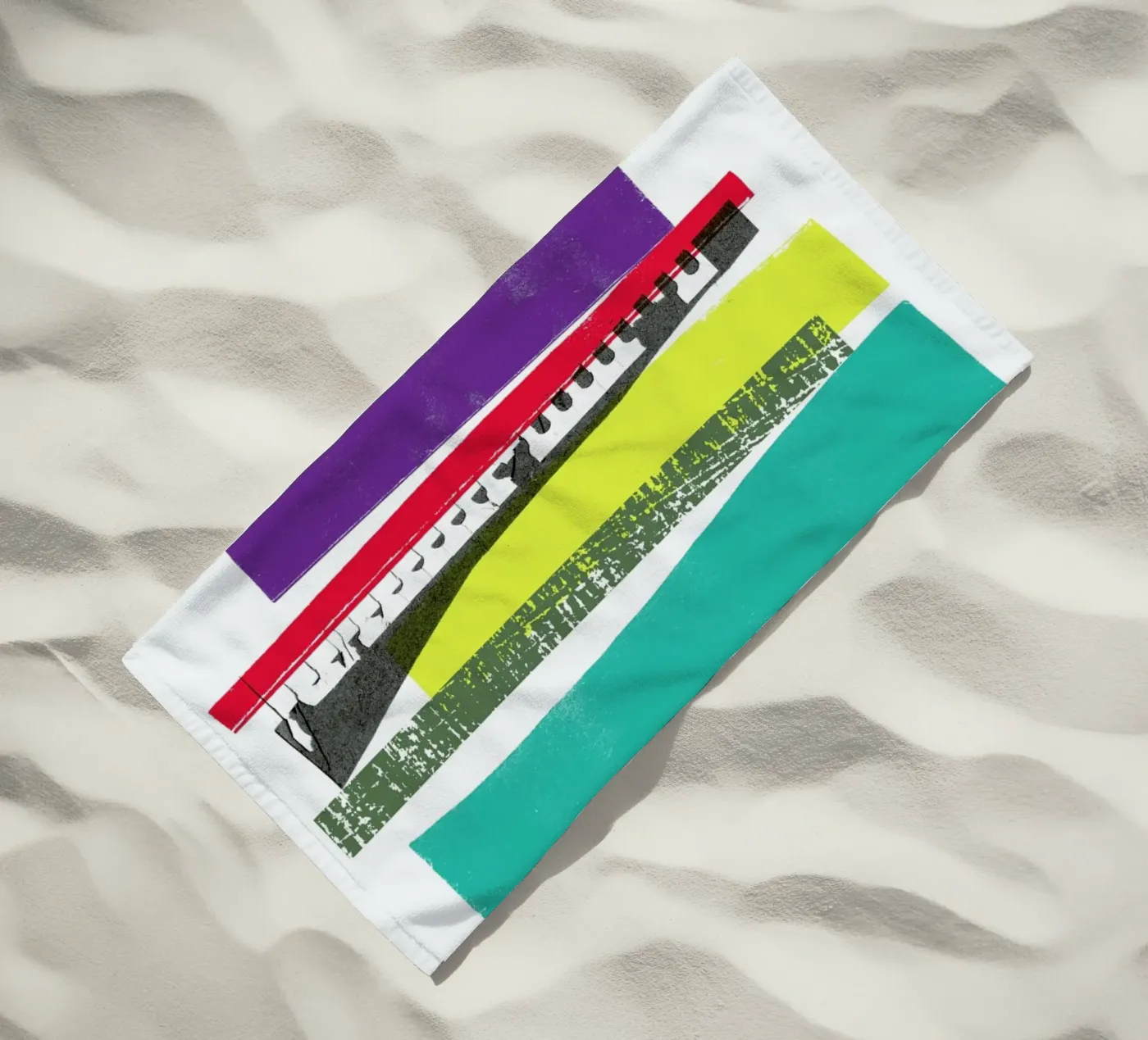 Twigs strandhanddoek van Catherine Aguilar