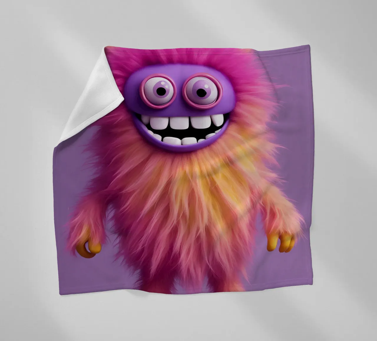 piccolo mostro 2 coperta in pile da Rezh creations