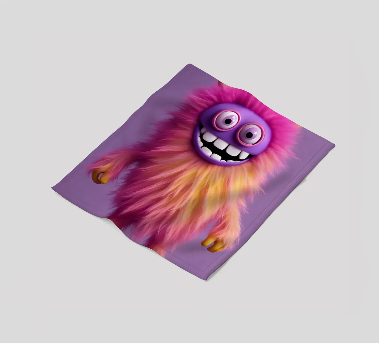 piccolo mostro 2 coperta in pile da Rezh creations