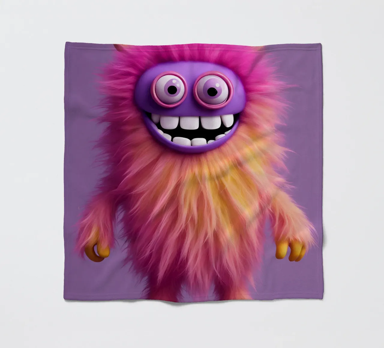 piccolo mostro 2 coperta in pile da Rezh creations