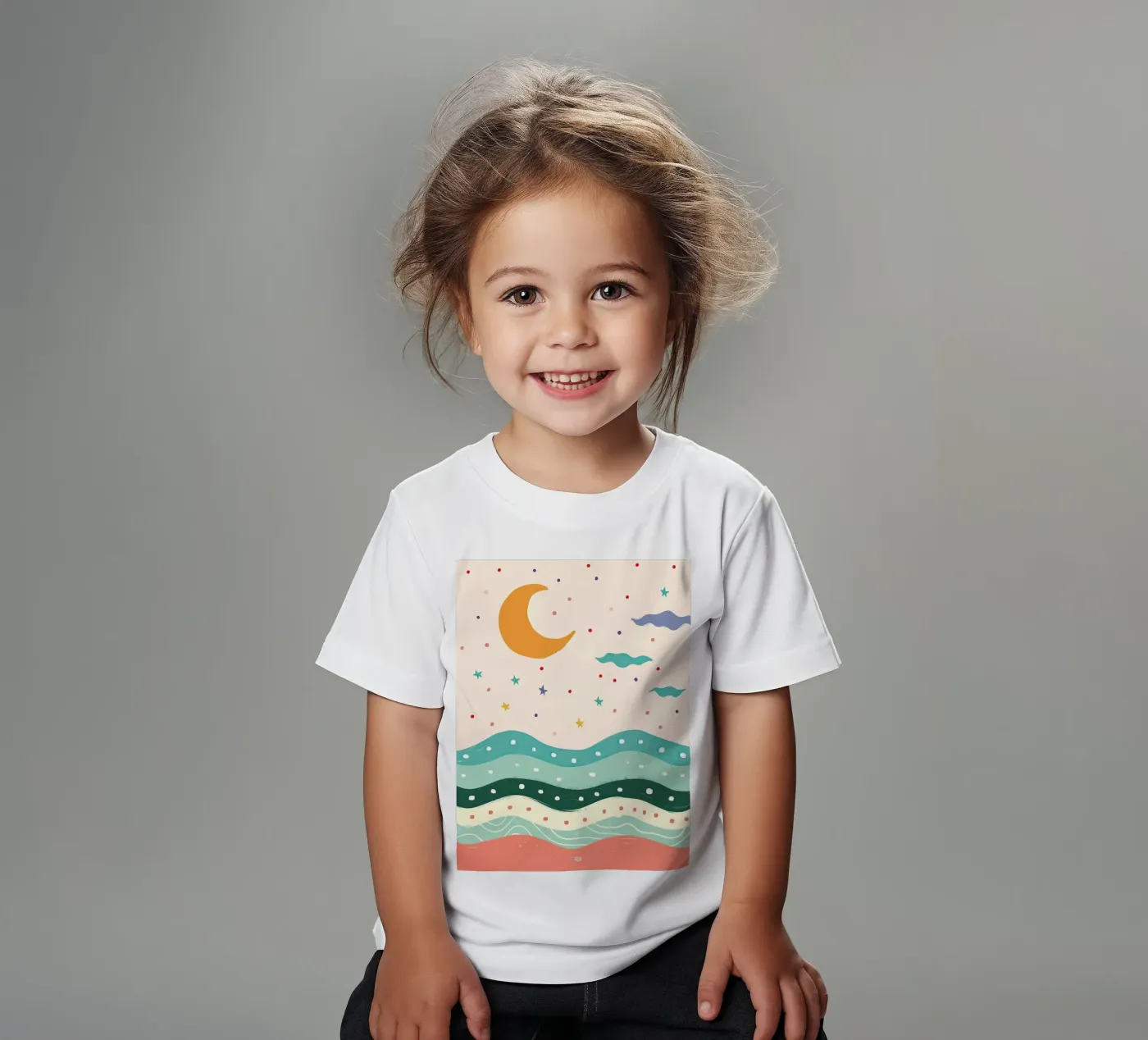Moonlit Waves t-shirt bambini da Lilo