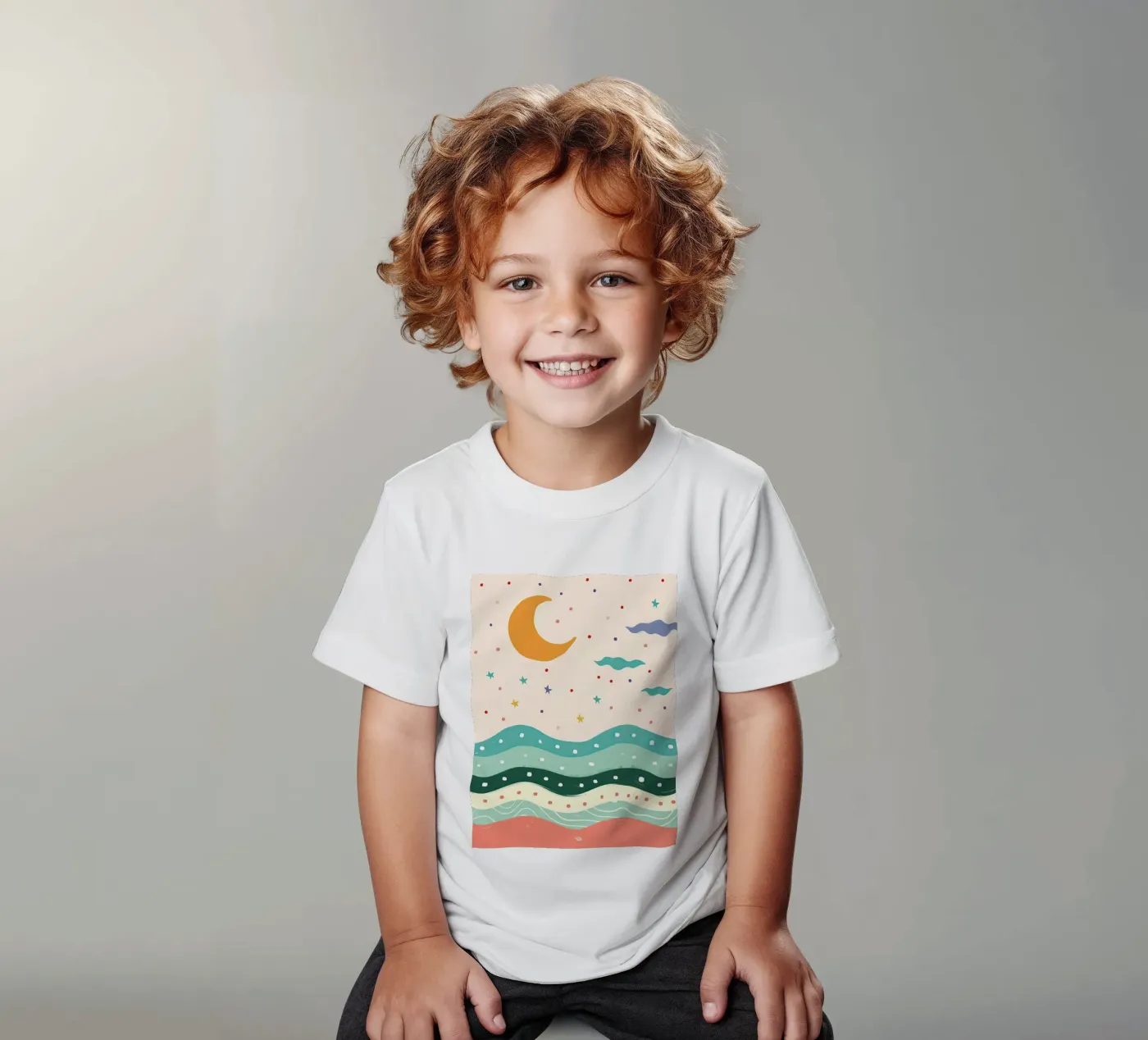 Moonlit Waves t-shirt bambini da Lilo