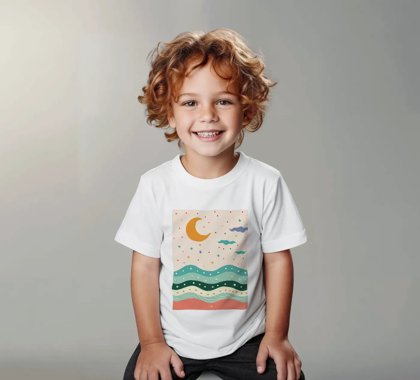 Moonlit Waves t-shirt bambini da Lilo