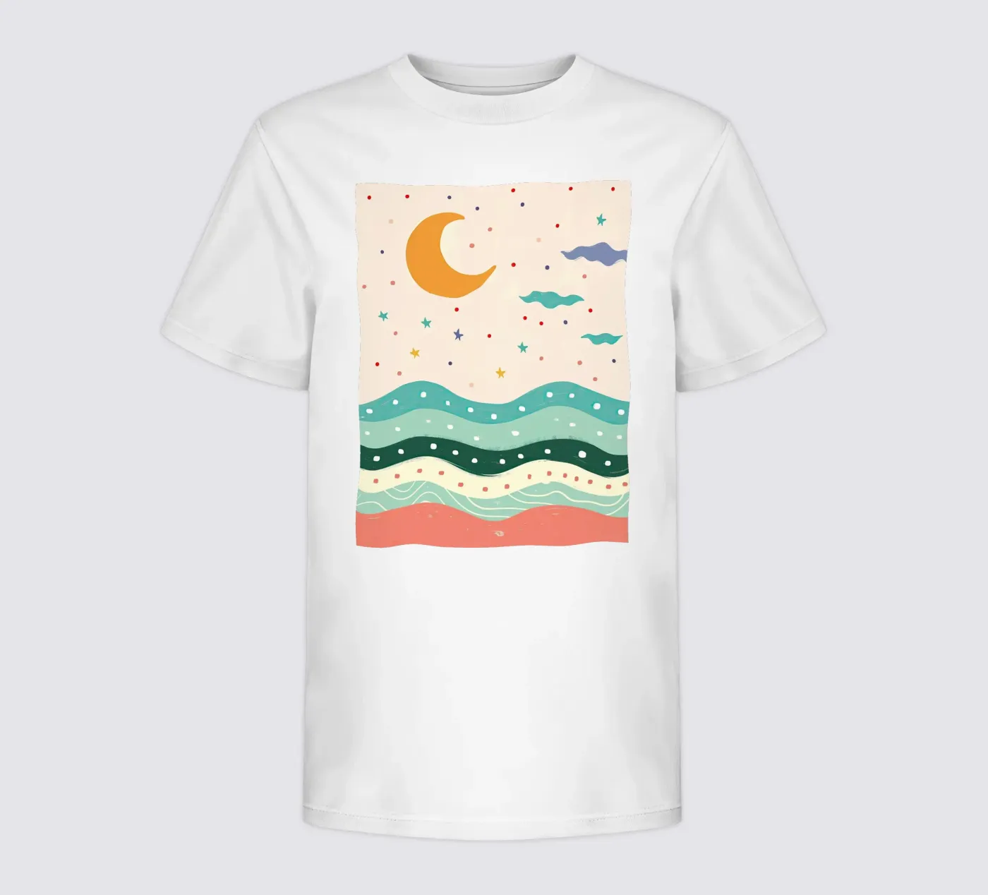 Moonlit Waves t-shirt bambini da Lilo
