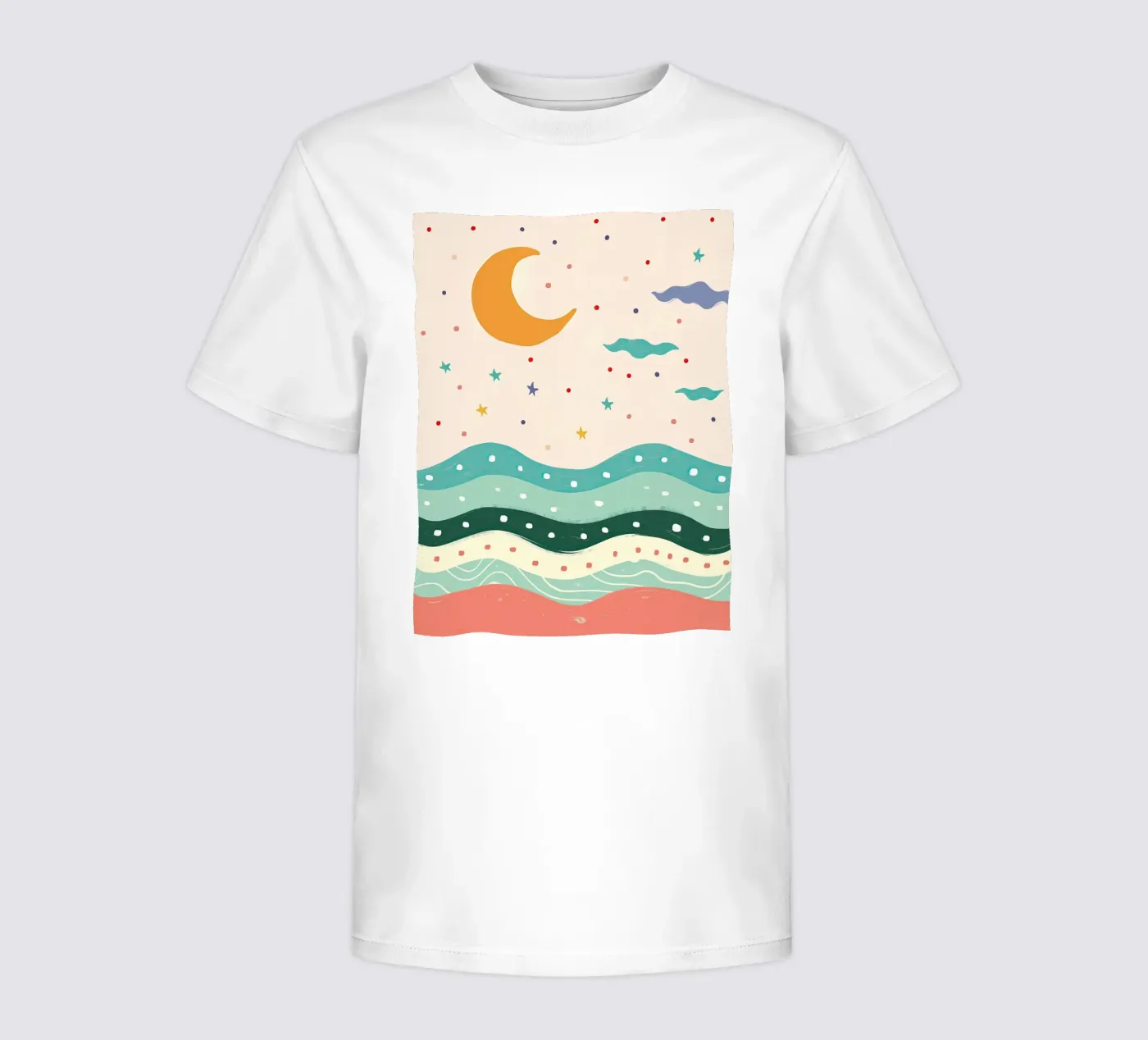 Moonlit Waves t-shirt bambini da Lilo