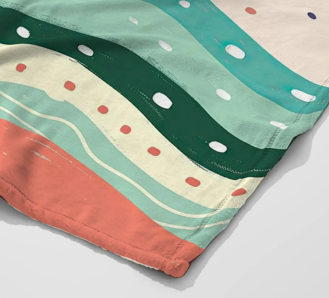 Moonlit Waves Fleecedecke von Lilo